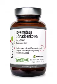 Kenay SOD 750 IU - Dysmutaza ponadtlenkowa TetraSOD Suplement diety 60 kaps.