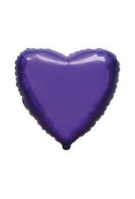 Balon foliowy Serce fioletowe 45cm