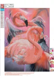 Centrum Mozaika diamentowa - Flamingo 30x40cm