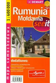 Rumunia Mo�dawia mapa samochodowa 1:600 000