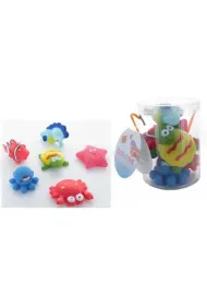 Piszczki do wody - zwierz�ta morskie 7-9 cm Norimpex