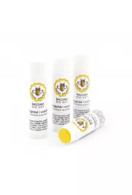 Miodowa Mydlarnia Balsam do ust z woskiem pszczelim. Nagietek i Wanilia 4.5 ml