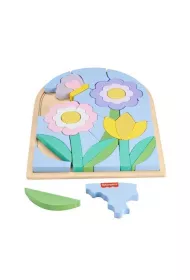 Fisher Price. Drewniane puzzle kwiaty Mattel