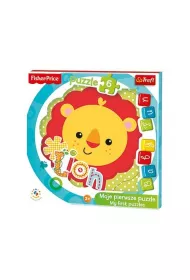 Puzzle 6 el. Baby Fun Lwi�tko Fisher-Price Trefl