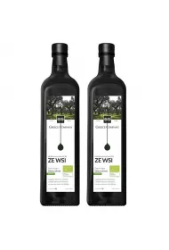 Greece Company Oliwa z oliwek extra virgin ze wsi niefiltrowana Zestaw 2 x 500 ml Bio