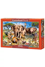 Puzzle 1500 el. Savanna Animals Castorland