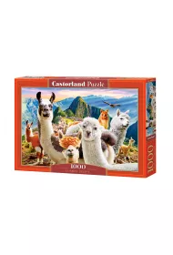 Puzzle 1000 el. Llamas Selfie Castorland