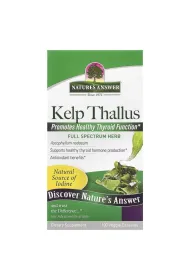 Natures Answer Kelp Thallus - Kelp Suplement diety 100 kaps.
