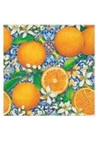 Paw Serwetka Lunch Decor Orange Boom 33x33 20szt./op.