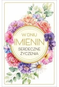 Art Nuvo Karnet Imieniny (13x20,5cm) KI-02