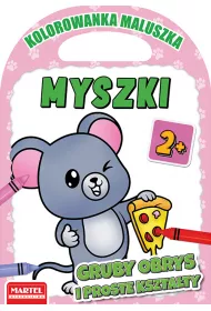 Kolorowanka maluszka. Myszki