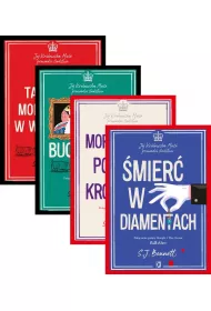 Pakiet Jej Krlewska Mo prowadzi ledztwo. Tomy 1-4: Tajemnica morderstwa w Windsorze, Zbrodnia w paacu Buckingham, Morderstwo po krlewsku, mier w diamentach