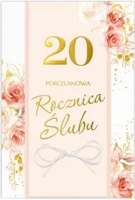 Karnet 20 Rocznica �lubu B6 LUX