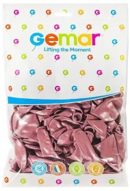 Gemar Balony metaliczne r�owo z�ote 100 szt.
