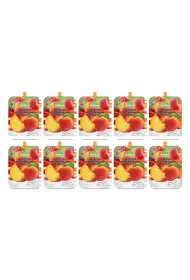 Purena Pulpa przecier brzoskwiniowy 100% zestaw 10 x 350 g