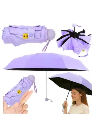 Parasolka kieszonkowa z ochron� UV UPF 50 fiolet