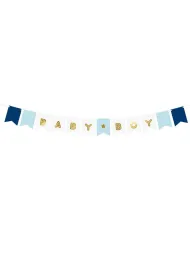 PartyDeco Girlanda Baby Boy 15x160 cm
