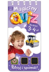 Magiczny quiz dla dzieci 3-4 lata. Fioletowy