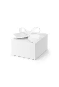 PartyDeco Pude�eczka Chmurka bia�y 8x7.5x4.5cm 10 szt.