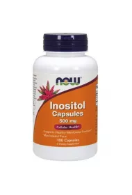 Now Foods Inozytol 500 mg  Suplement diety 100 kaps.