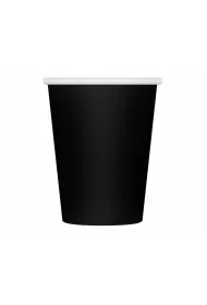 Godan Kubeczki papierowe czarne 250ml 6 szt.