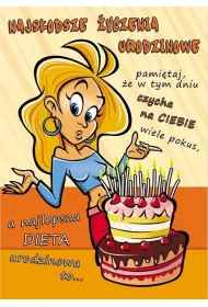 Stamp Karnet Comic B6 + koperta wz�r nr 05 Urodziny