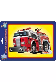 Puzzle w ramce z kolorowank�. W�z stra�acki MD Creative