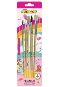 p�dzelki z naturalnego w�osia Minionki 5 szt