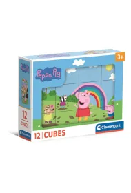 �winka Peppa Klocki obrotowe 12 el. Peppa Pig