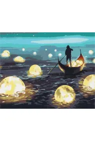 Brushme Malowanie po numerach - Ksi�ycowy Spacer 40x50cm
