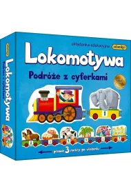 Lokomotywa. Podr�e z cyferkami. Uk�adanka edukacyjna Adamigo