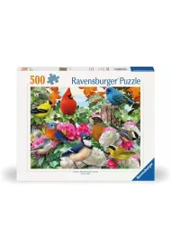 Puzzle 500 el. 2D Ptaki ogrodowe Ravensburger