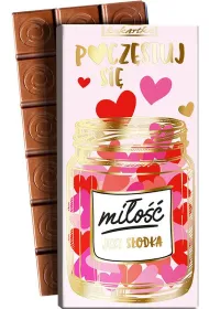Czekolada Walentynki "Poc�stuj si�, mi�o�� jest s�odka" CZK-300