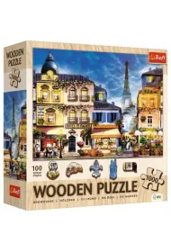 Puzzle drewniane 1000 el. Francuska uliczka Trefl