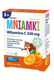 Starpharma Mniamki Witamina C 250mg suplement diety dla dzieci 60 g