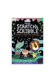 Kolorowe Baloniki Zdrapywanki Mini Scratch & Scribble Impreza Safari