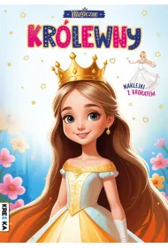 Magiczne kr�lewny. Kolorowanka z brokatem