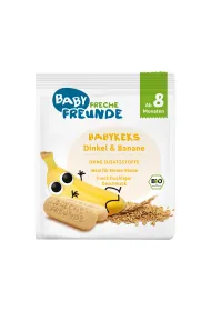 Erdbar Biszkopty orkiszowe bananowe od 8 miesica 100 g Bio
