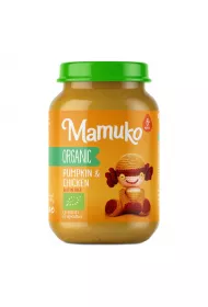 Mamuko Organiczny Obiadek Dynia z Kurczakiem od 6 miesica 190 g Bio