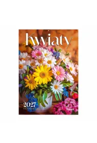 Kalendarz 2027 �cienny A4 Kwiaty