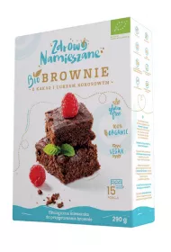 Zdrowo Namieszane Brownie z kakao i cukrem kokosowym 290 g Bio