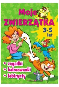 Moje zwierz�tka. Zagadki, kolorowanki, labirynty