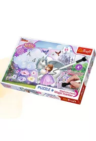 Puzzle 54 el. Zosia i jednoro�ec Jej Wysoko�� Zosia 75113 + mazak Trefl