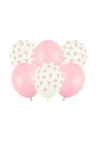 PartyDeco Balony Kokardki mix 30cm