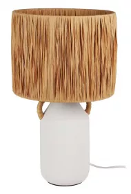 H&S Decoration Lampa stoowa z ozdobnym kloszem