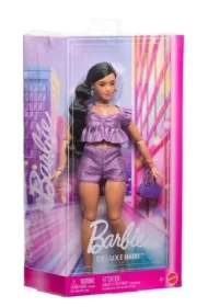 Barbie Deluxe Style Lalka Fioletowy top i szorty Mattel