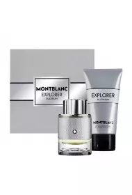 Mont Blanc Zestaw Woda perfumowana Explorer Platinium + el pod prysznic 60 ml + 100 ml