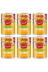 Delecta Kajmak masa krwkowa o smaku orzechowym zgrzewka 6 x 400 g