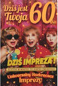 Yeku Karnet Urodziny 60 damskie