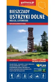 Bieszczady - Ustrzyki Dolne - mapa 2024/2025